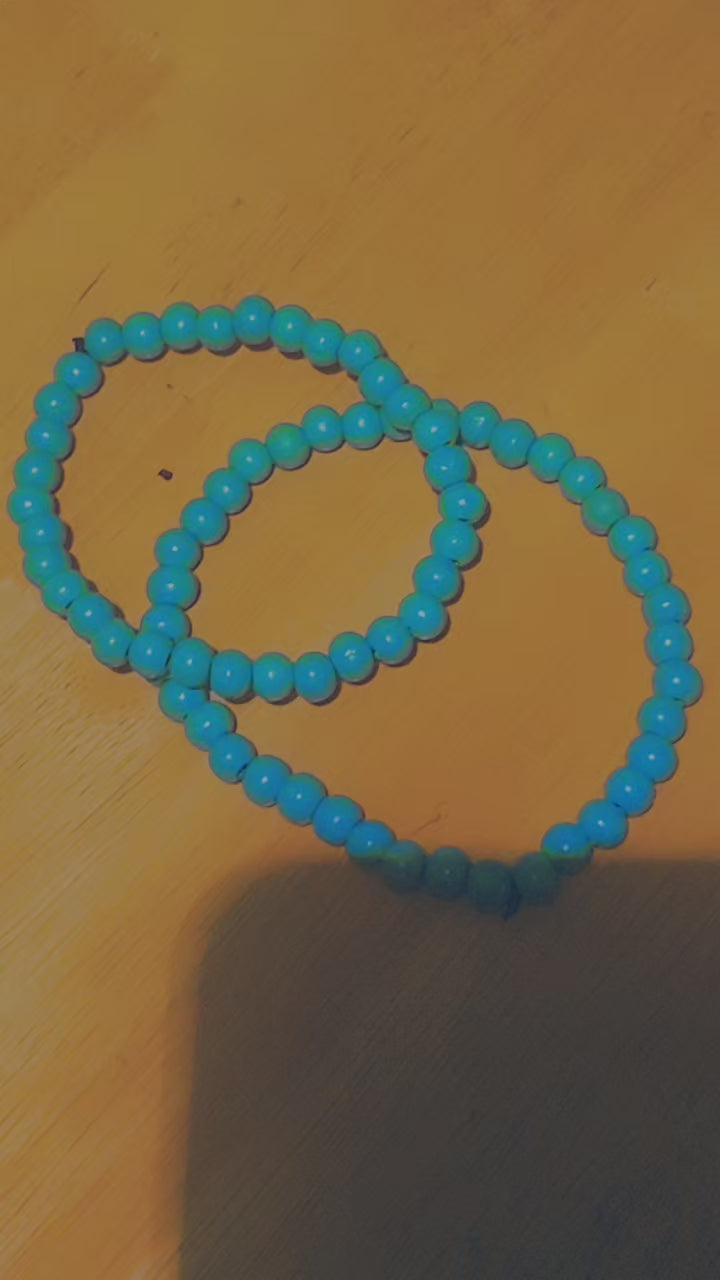 Turquoise Blue Bracelet | Elegant Handmade Style Beaded Bracelet for Women