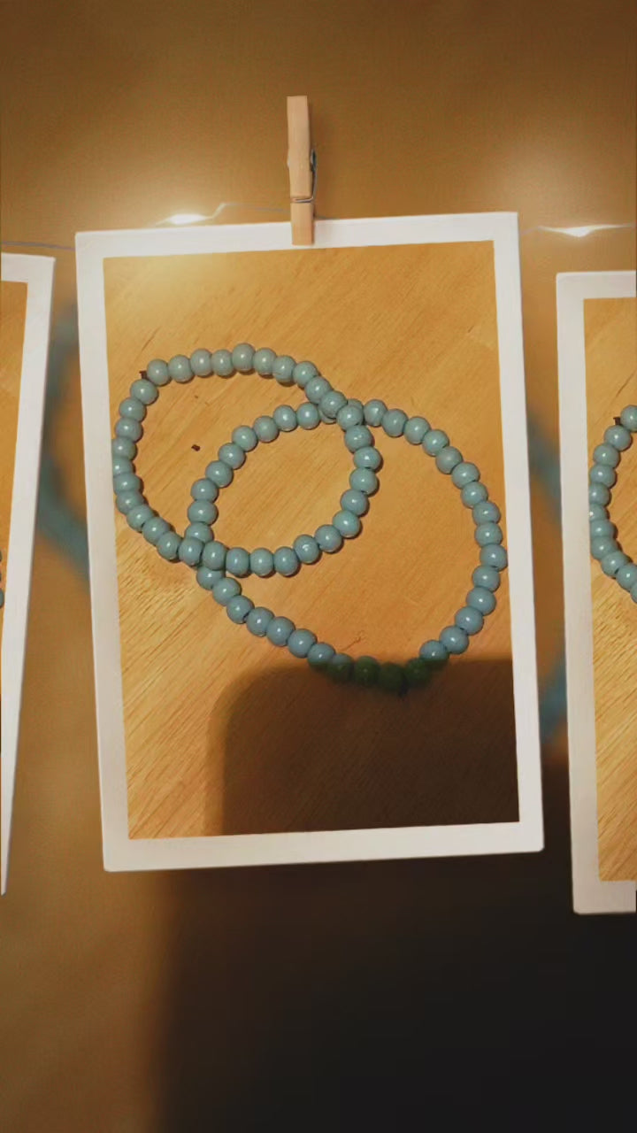 Turquoise Blue Bracelet | Elegant Handmade Style Beaded Bracelet for Women
