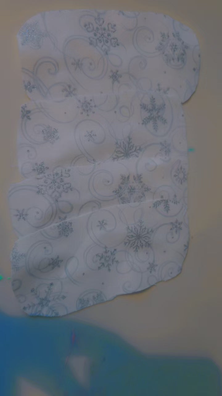 Sparkly Snowflake Bookmark | Glitter Winter Fabric Bookmark | Handmade Book Lover Gift | Cute Reading Accessory | Holiday Bookmark