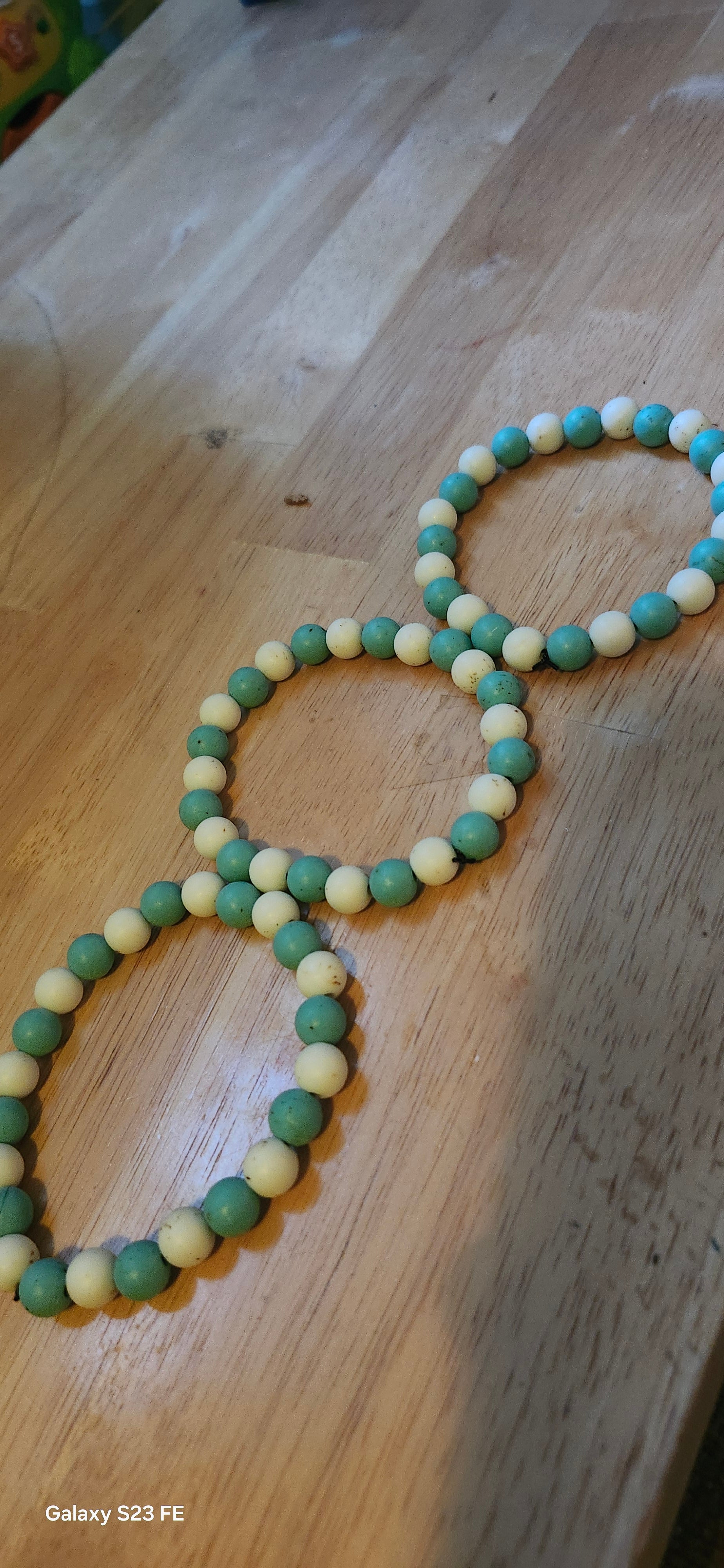 Handmade Green & White Beaded Bracelet | Minimalist Stretch Bracelet for Women | Graceform Boutique