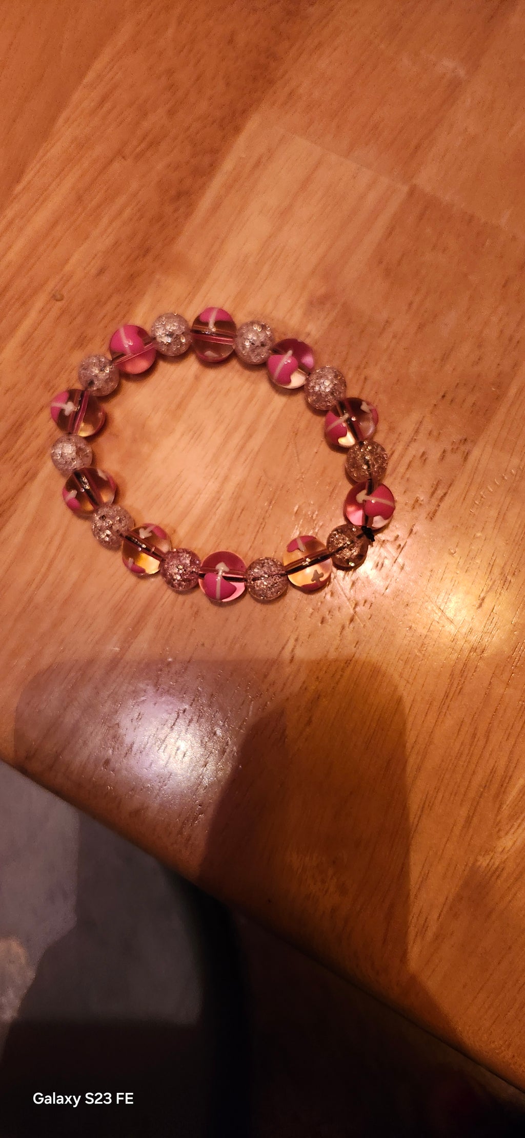 Pink Heart Bracelet – Romantic Minimalist Heart Charm Bracelet for Women