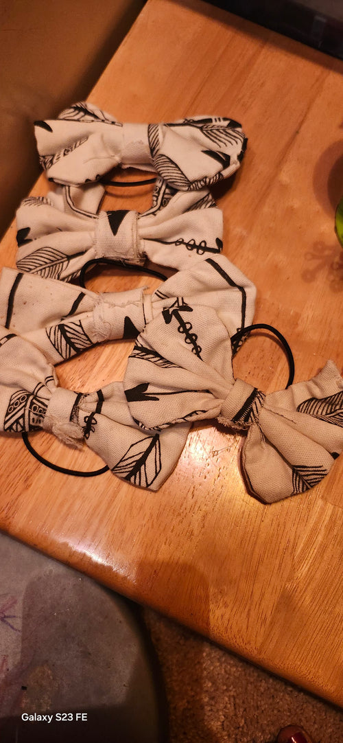 Arrow Hair Bow | Cute Handmade Bow Hair Accessory for Girls & Women