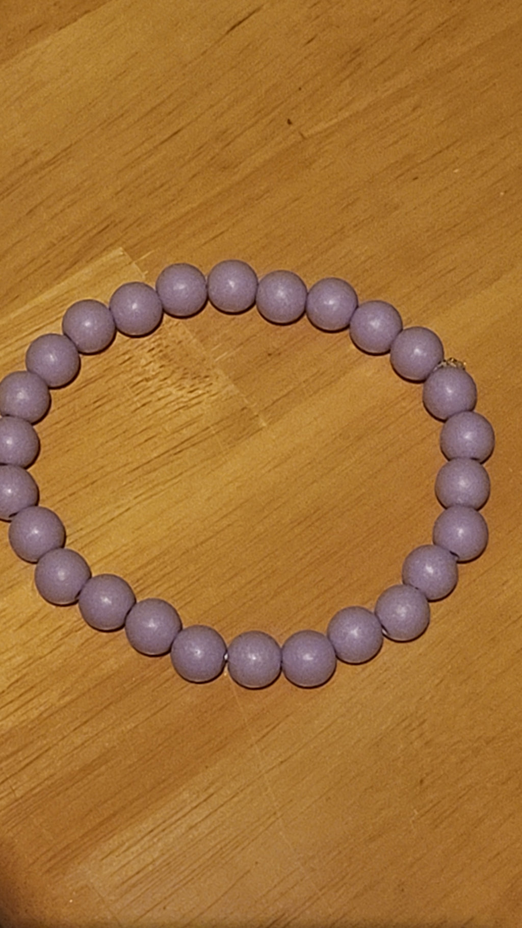 Purple Beaded Bracelet – Simple Minimalist Stretch Bracelet