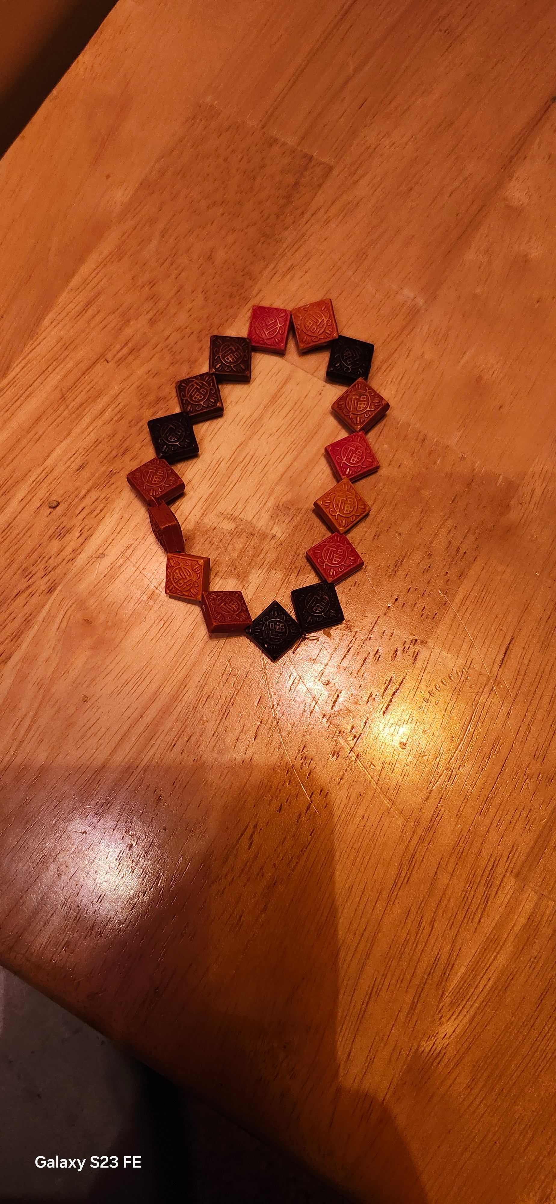 Handcrafted Wooden Bead Stretch Bracelet – Boho Earth Tone Unisex Fashion Jewelry