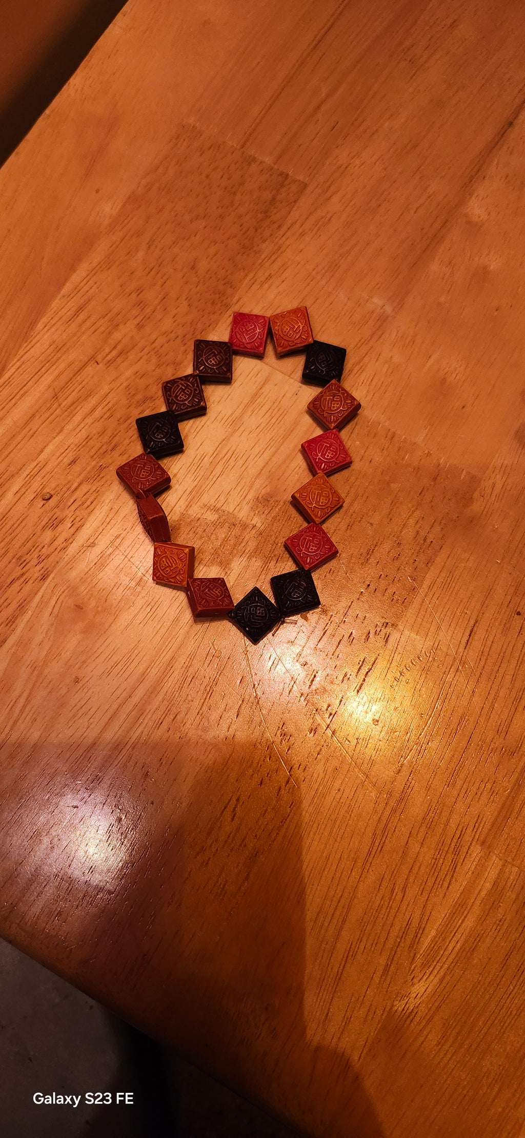 Handcrafted Wooden Bead Stretch Bracelet – Boho Earth Tone Unisex Fashion Jewelry