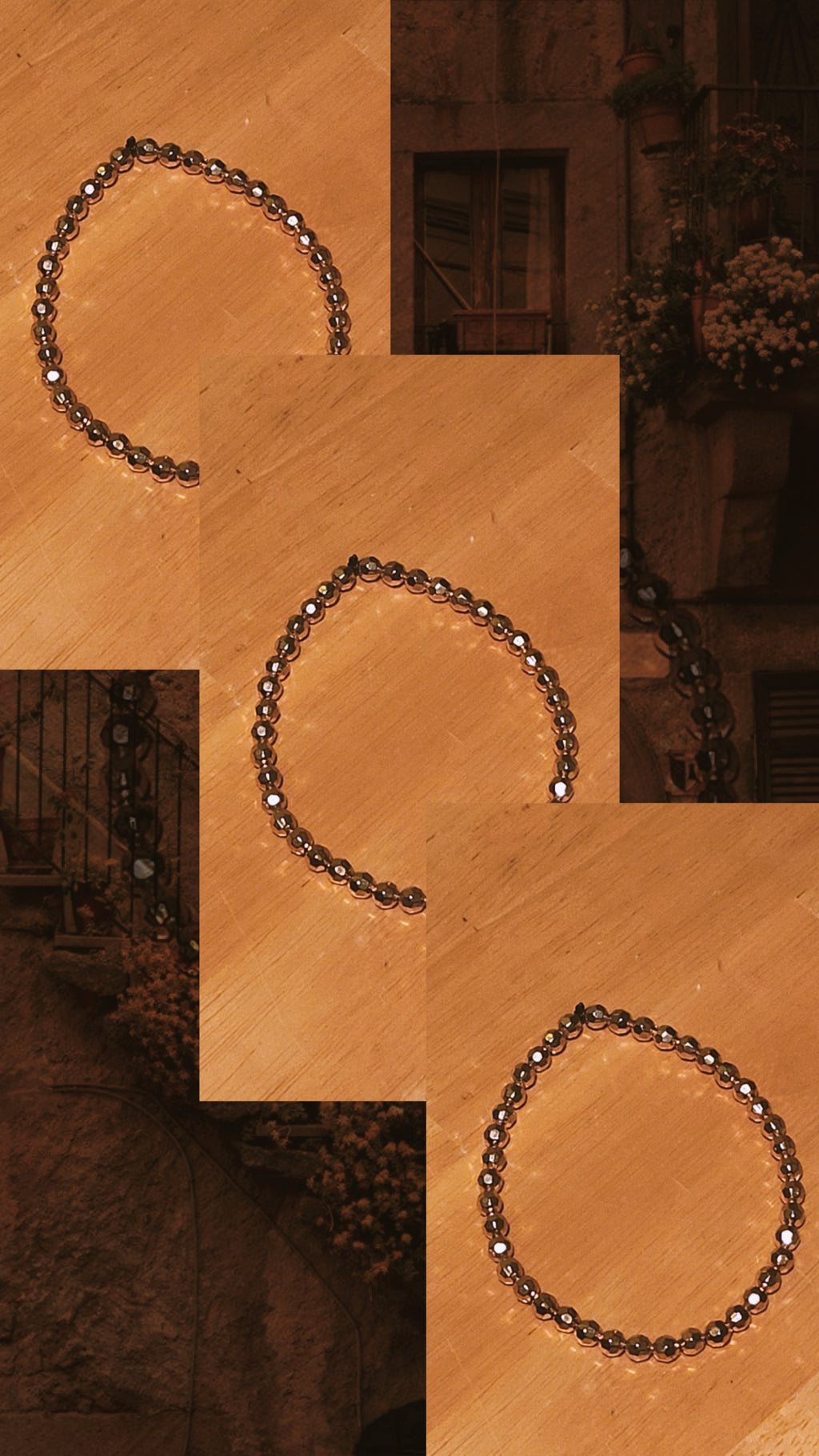 Golden Bead Bracelet for Women | Minimalist Stretch Bracelet |