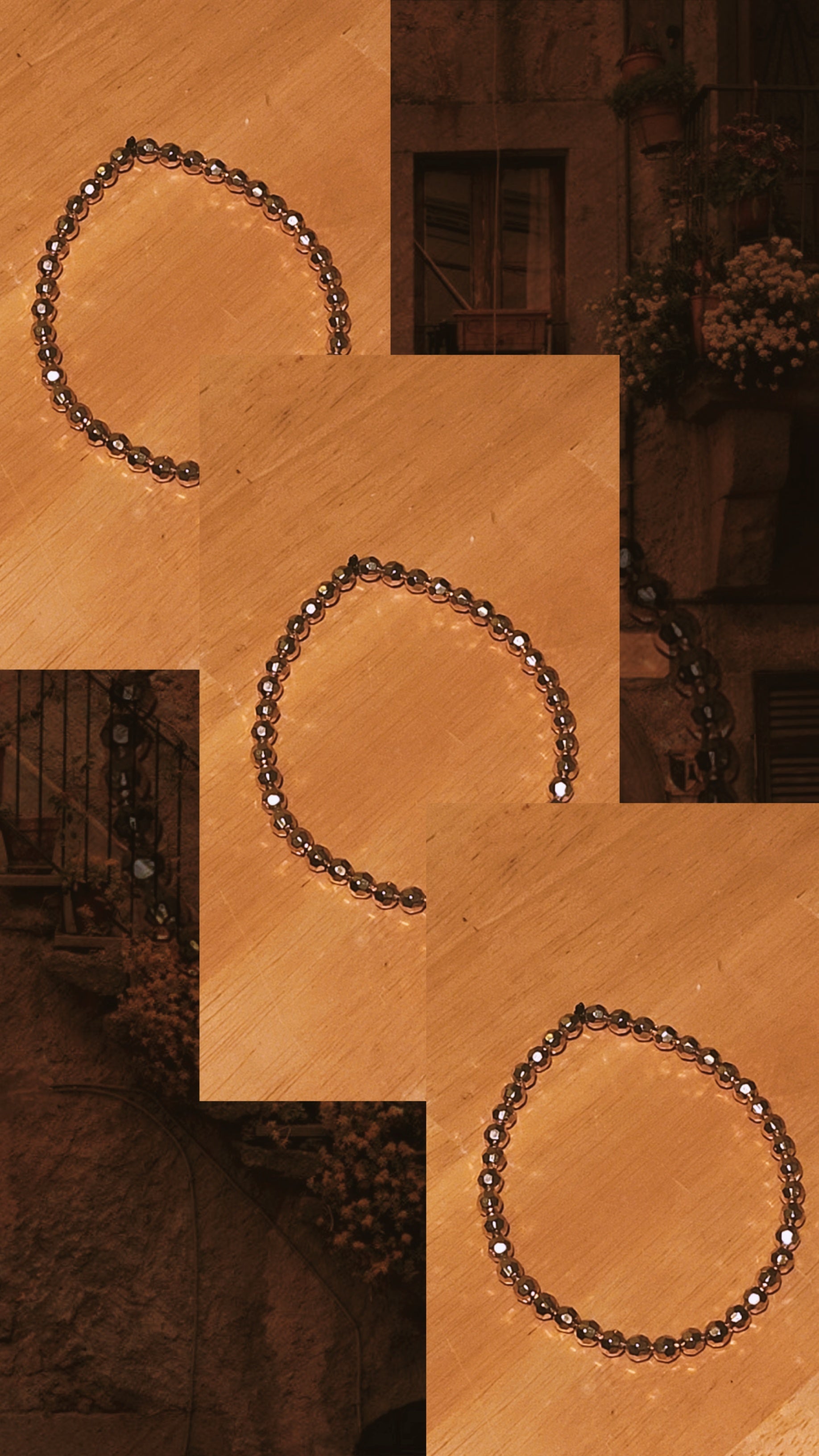 Golden Bead Bracelet for Women | Minimalist Stretch Bracelet |